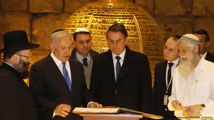 Israel Jerusalem | Netanjahu & Bolsonaro, Präsident Brasilien