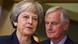 Theresa May, Michel Barnier Theresa May, Michel Barnier