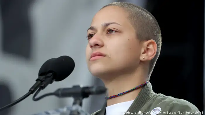 USA Emma Gonzalez, Aktivistin für schärfere Waffengesetze | March for Our Lives