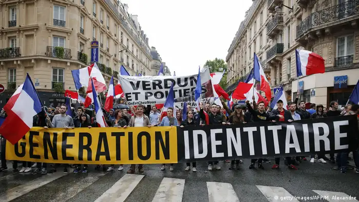 Symbolfoto: Generation Identitaire, Frankreich