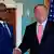 DR Congo President Felix Tshisekedi shakes hands with US Secretary of State Mike Pompe