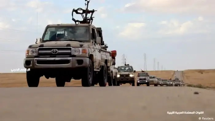 Libyen Militärische Entwicklungen in Tripolis (Stills aus Reuters TV)