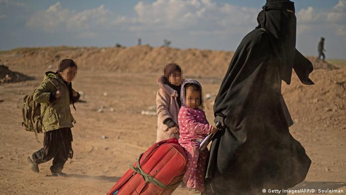 Syrien Baghouz Flucht Zivilisten aus IS Gebiet