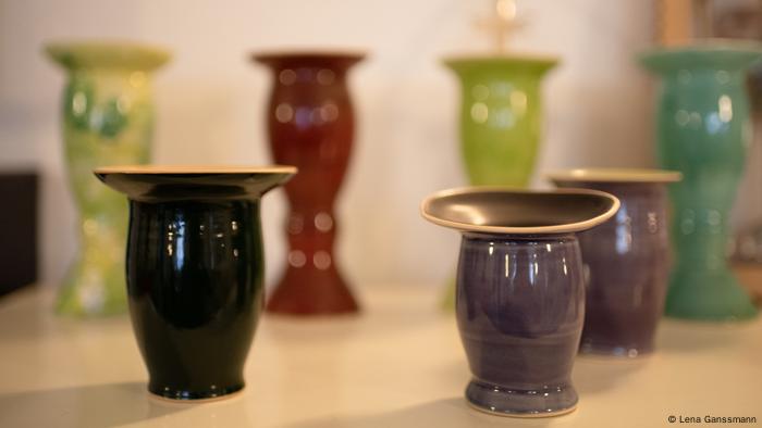 Verschiedene Cuias, traditionelle Gefäße für Mate (Lena Ganssmann)