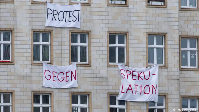 Deutschland | Mieterprotest | Plakat (imago/Seeliger)