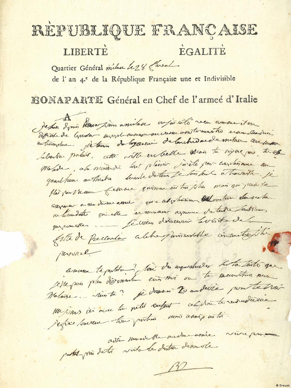 Napoleon Bonaparte, failed novelist: manuscript goes to auction