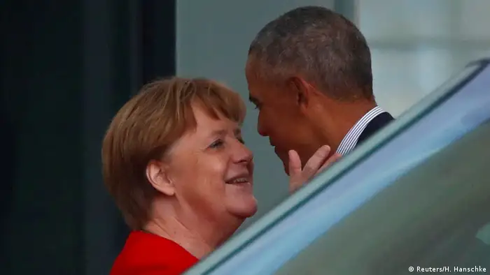 Obama und Merkel in Berlin