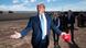 Trump tours the border wall between the US and Mexico in Calexico, California Trump tours the border wall between the US and Mexico in Calexico, California