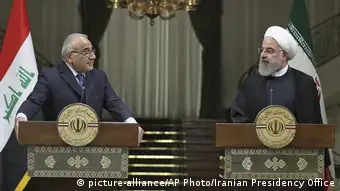 Iran Adel Abdel Mahdi zu Gast bei Hassan Rouhani