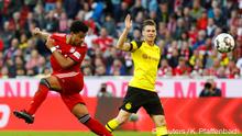 Serge Gnaby scores Bayern's fourth goal.