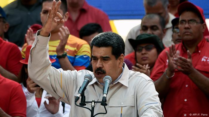 Venezuela Rede von Nicolas Maduro in Caracas