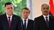 Emmanuel Macron, Fayez al-Sarraj und Khalifa Haftar Emmanuel Macron, Fayez al-Sarraj und Khalifa Haftar