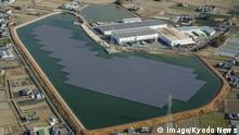 Floating solar panels in western Japan File photo taken Jan. 11, 2019, shows solar panels on a reservoir in Inami, Hyogo, a western Japan prefecture known to have the largest number of farm ponds in the country. Power-generation efficiency increases if solar panels are floated on water with the temperature kept at low levels. PUBLICATIONxINxGERxSUIxAUTxHUNxONLY 