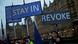 Remain protesters outside the Houses of Parliament in London, with placards saying "stay in" and "revoke" Remain protesters outside the Houses of Parliament in London, with placards saying "stay in" and "revoke"