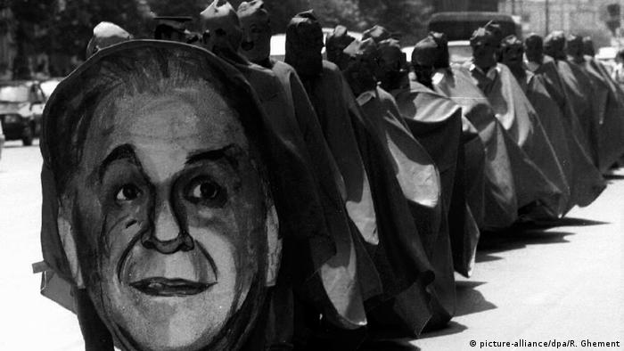 Rumänien Protest gegen gegen die Sozialpolitik der Regierung Iliescu 1996