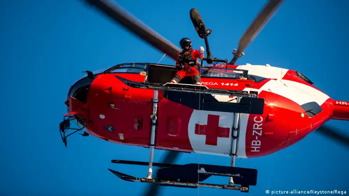 Rega rescue helicopter
