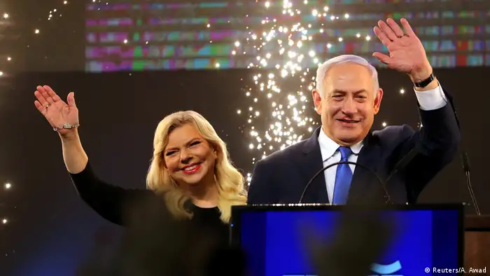 Benjamin Netanjahu mit Ehefrau Sara