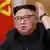 Ditador norte-coreano, Kim Jong-un, durante discurso