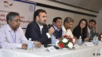 Panel discussion (left to right) including Samir Kuma Das, India; Said Nazir, Pakistan; Syed Tarikul Islam, Bangladesh; Mainul Khan, Bangladesh