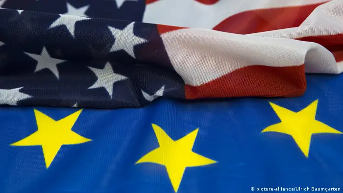 Symbolbild EU-USA (picture-alliance/Ulrich Baumgarten)