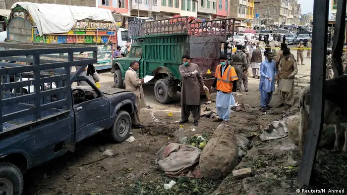 Pakistan Quetta Explosion Markt