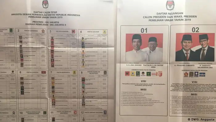 Deutschland Frankfurt Indonesische Wahl im Haus am Dom (DW/G. Anggasta)