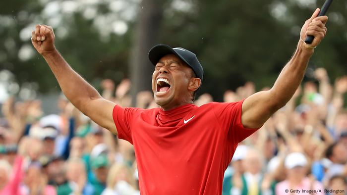 Golfprofi Tiger Woods beim Masters in Augusta (Getty Images/A. Redington)