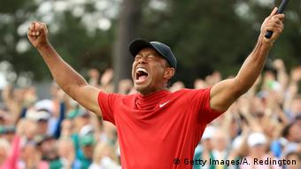 Golfprofi Tiger Woods beim Masters in Augusta
