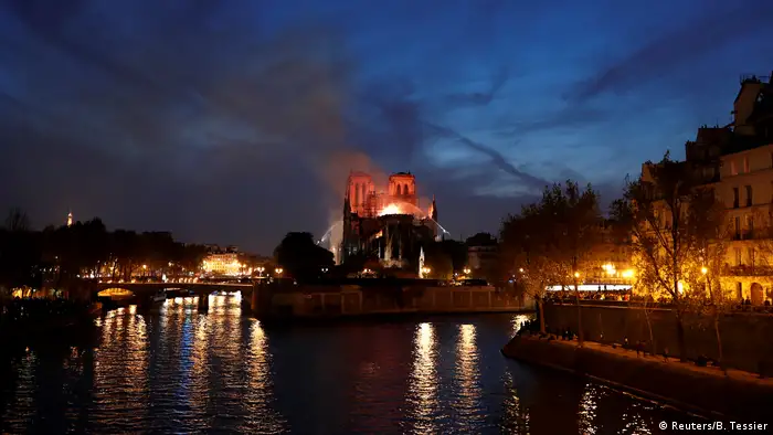 Paris, Notre Dame fire (Reuters/B. Tessier)