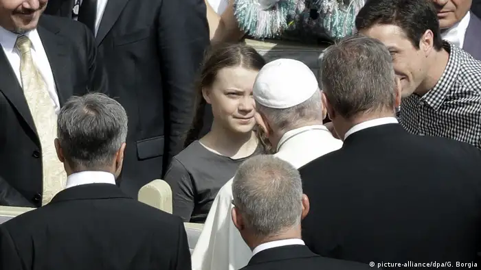 Greta Thunberg Papst Franziskus