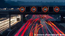 120 kilometer per hour speed limit on German motorway
