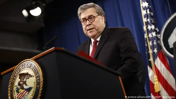 USA PK Justizminister Barr zum Mueller Report