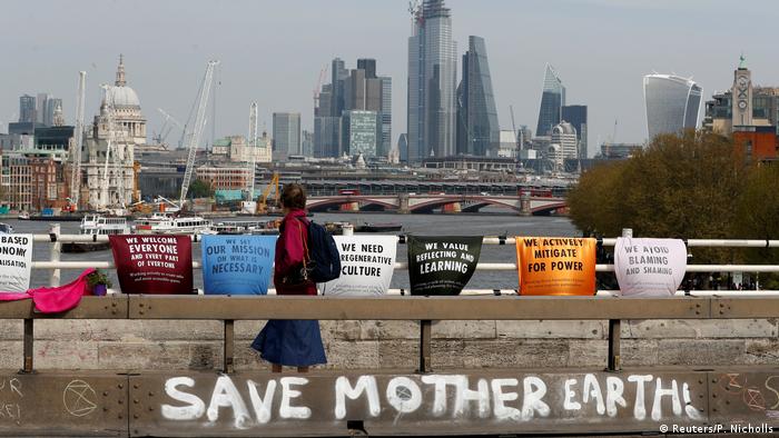 Klimaprotest | Extinction Rebellion | Ziviler Ungehorsam (Reuters/P. Nicholls)
