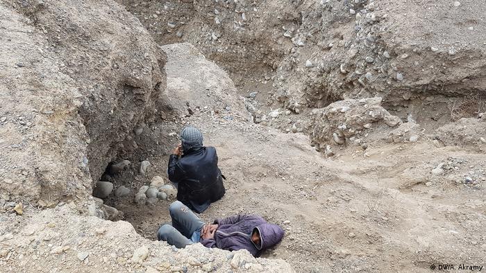Afghanistan Provinz Bamiyan Drogensüchtige