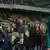 Зрители, пришедшие на дебаты между Порошенко и Зеленским, на стадионе "Олимпийский", 19 апреля