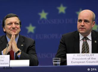 Predsjednik Europske komisije i Vijeća Barroso i Reinfeldt