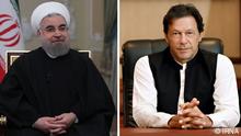 Hassan Rohani, iranischer Präsident (links) und Imran Khan Niazi, pakistanischer Ministerpräsident
Schlagwörter: Iran, Pakistan, Rohani, Imran Khan
Rechte: lizenzfrei, IRNA