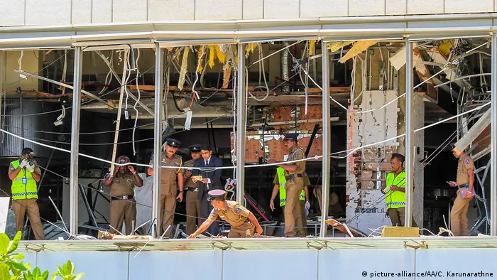 Sri Lanka Colombo Explosion am Shangri-La Hotel