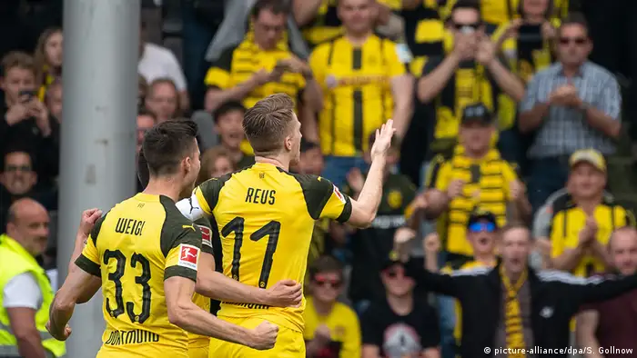 1. Bundesliga | SC Freiburg - Borussia Dortmund | Torjubel (0:2)