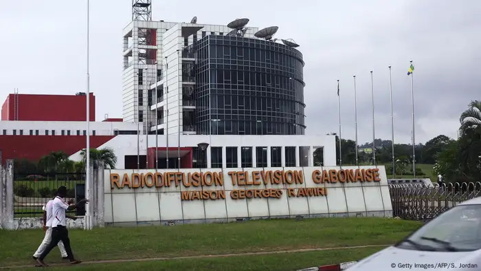 Afrika Pressefreiheit l Radio- und Fernsehanstalt in Libreville (Getty Images/AFP/S. Jordan)