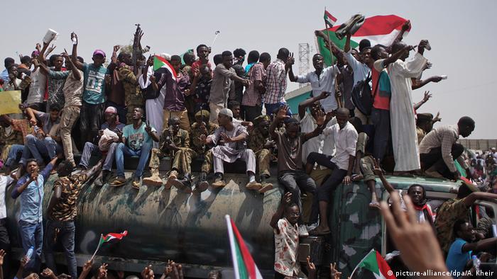 Sudan Khartum Demonstrationen Pro Zivilregierung