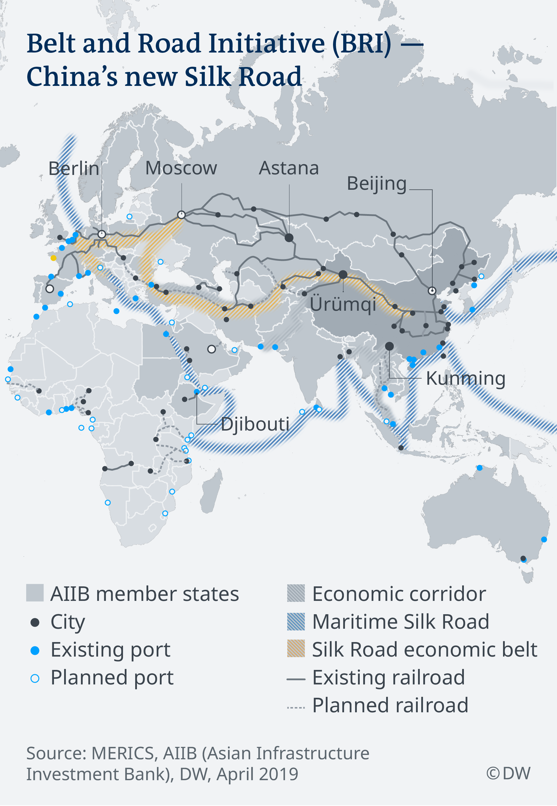 Infografik China's new Sild Road EN