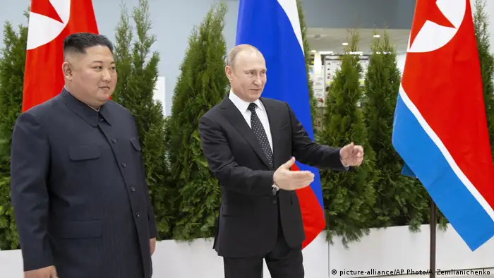 Russland Wladiwostok Treffen Putin und Kim