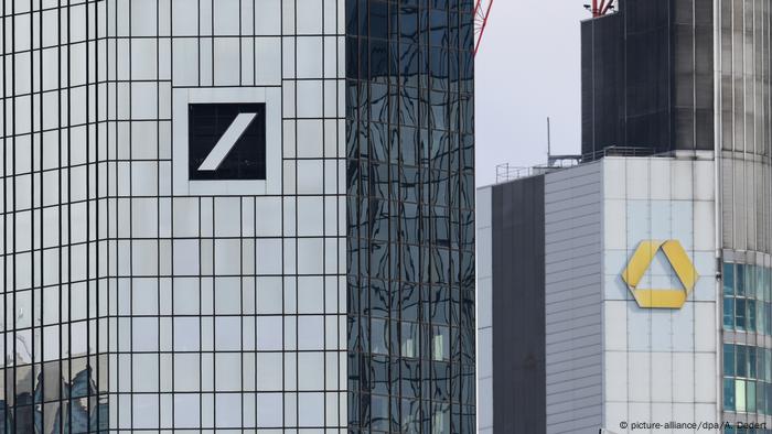 Deutsche Bank und Commerzbank in Frankfurt