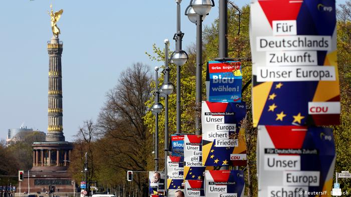 Deutschland Berlin Europawahl 2019 | Wahlkampf CDU, CSU, AfD