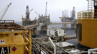 Добыча нефти и газа в Северном море у берегов Норвегии