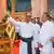 Sri Lanka Negombo Präsident Maithripala Sirisena in der St. Sebastian Kirche