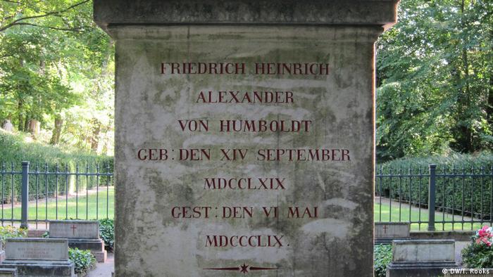 Alexander von Humboldt was buried next to his brother Wilhelm at Schloss Tegel, the family home just north of Berlin where they spent much of their childhood