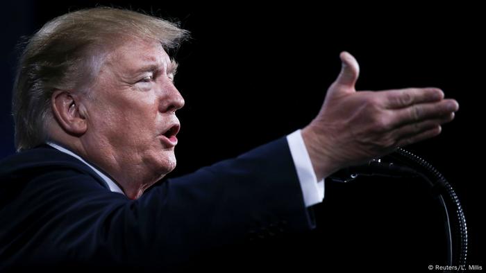 USA Präsident Donald Trump, Rede vor der NRA in Indianapolis (Reuters/L. Millis)