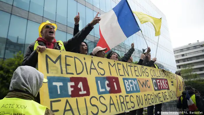 Frankreich Paris - Gelbwesten Proteste (Getty Images/AFP/L. Barioulet)